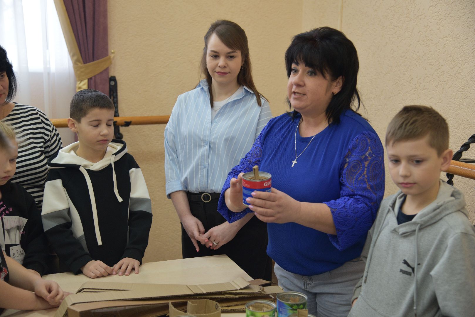 лотошино, лотошинский цдк, день защитника отечества, мастер-класс, окопные свечи,