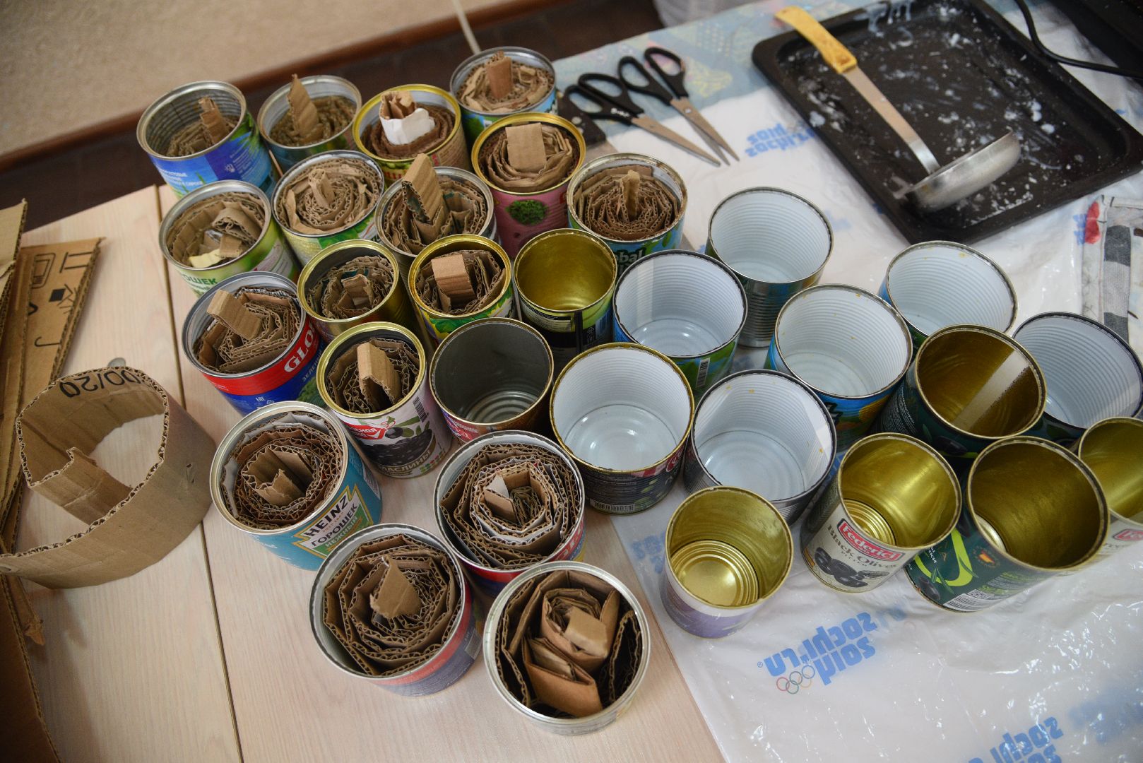 лотошино, лотошинский цдк, день защитника отечества, мастер-класс, окопные свечи,