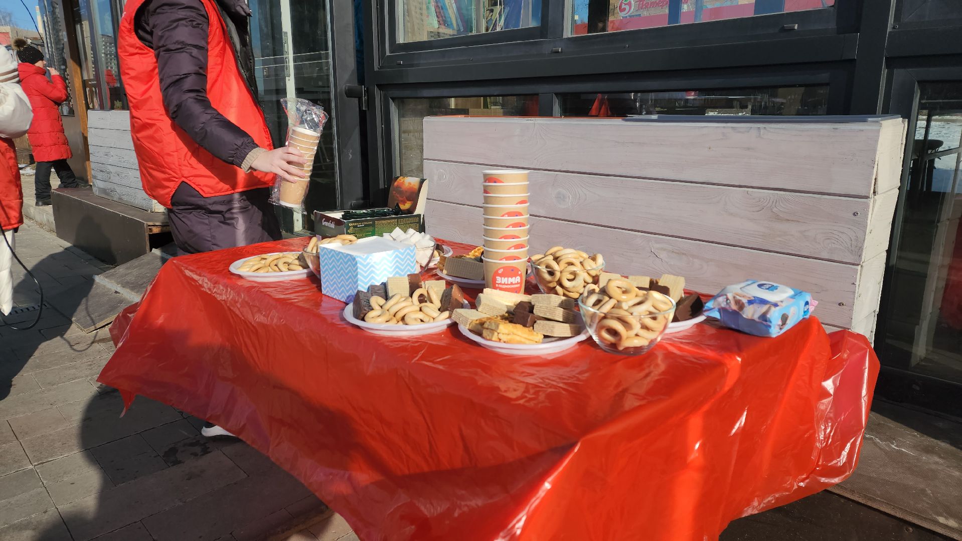 пушкино, день защитника отечества, Чайная станция, жители, Река Серебрянка, праздник,