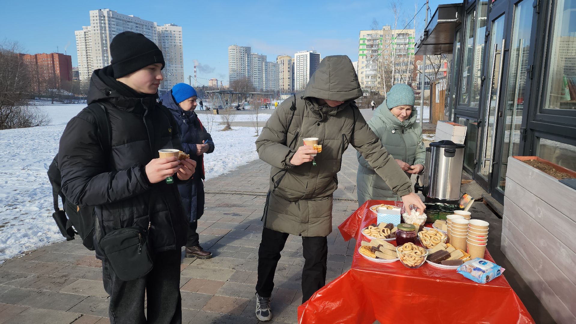 пушкино, день защитника отечества, Чайная станция, жители, Река Серебрянка, праздник,
