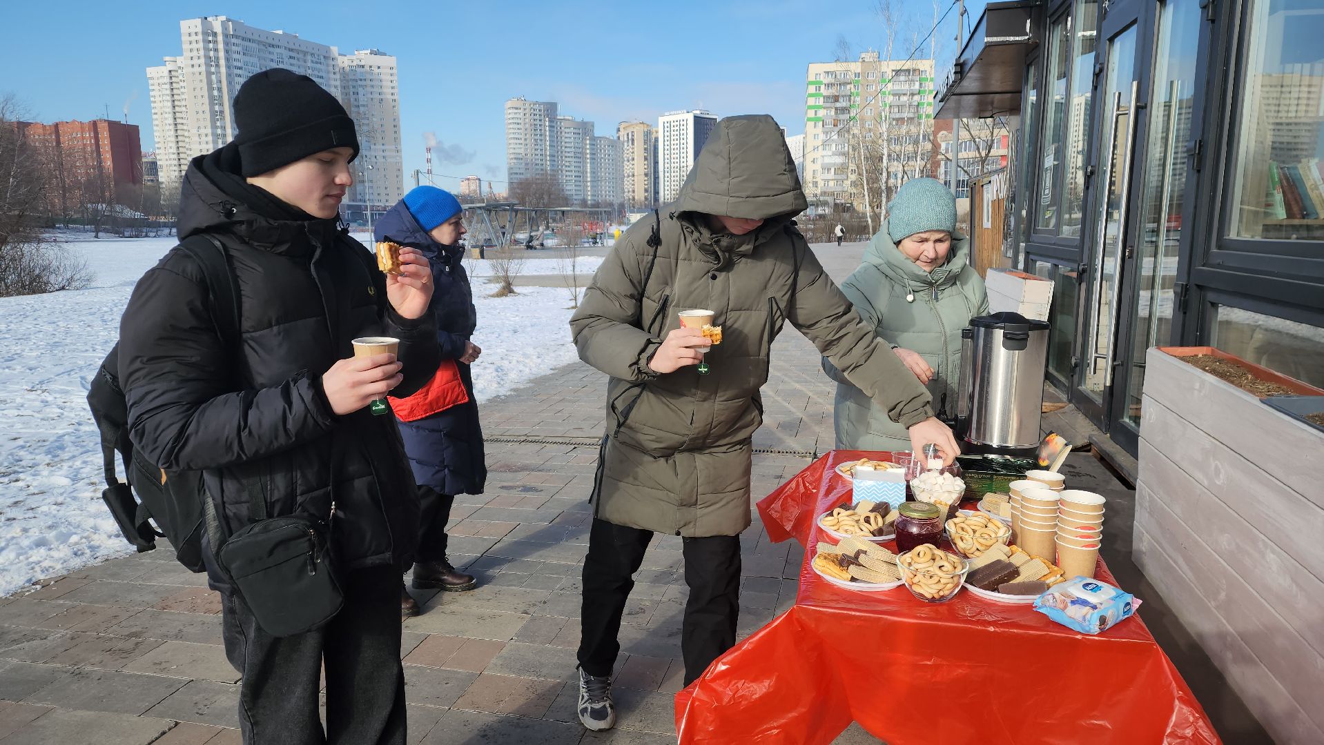 пушкино, день защитника отечества, Чайная станция, жители, Река Серебрянка, праздник,