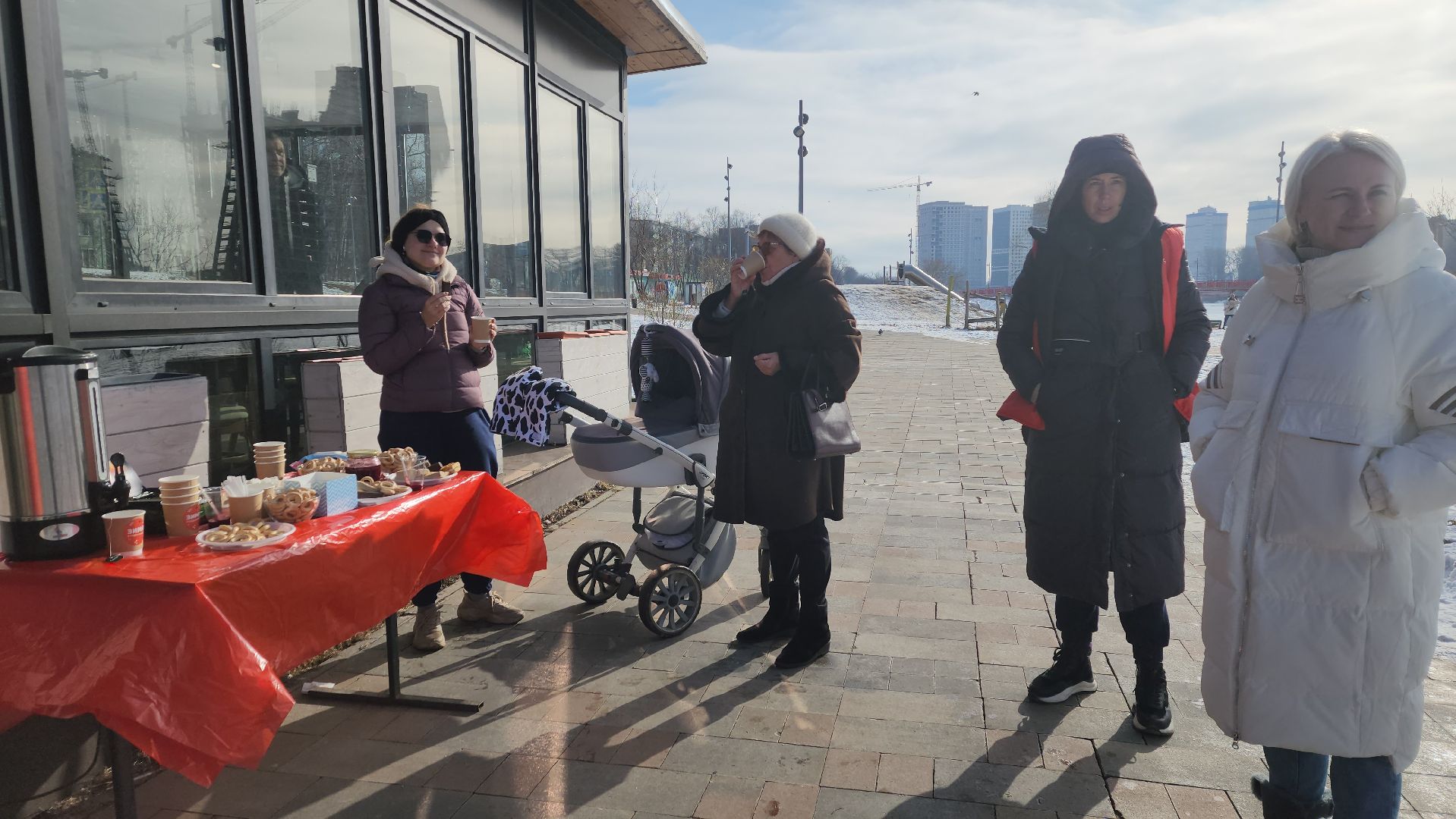 пушкино, день защитника отечества, Чайная станция, жители, Река Серебрянка, праздник,