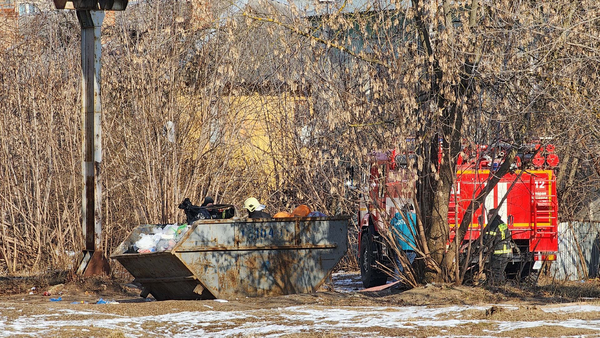 пожар, возгорание, ЧП, Старая Купавна, Богородский городской округ, вертикалки,