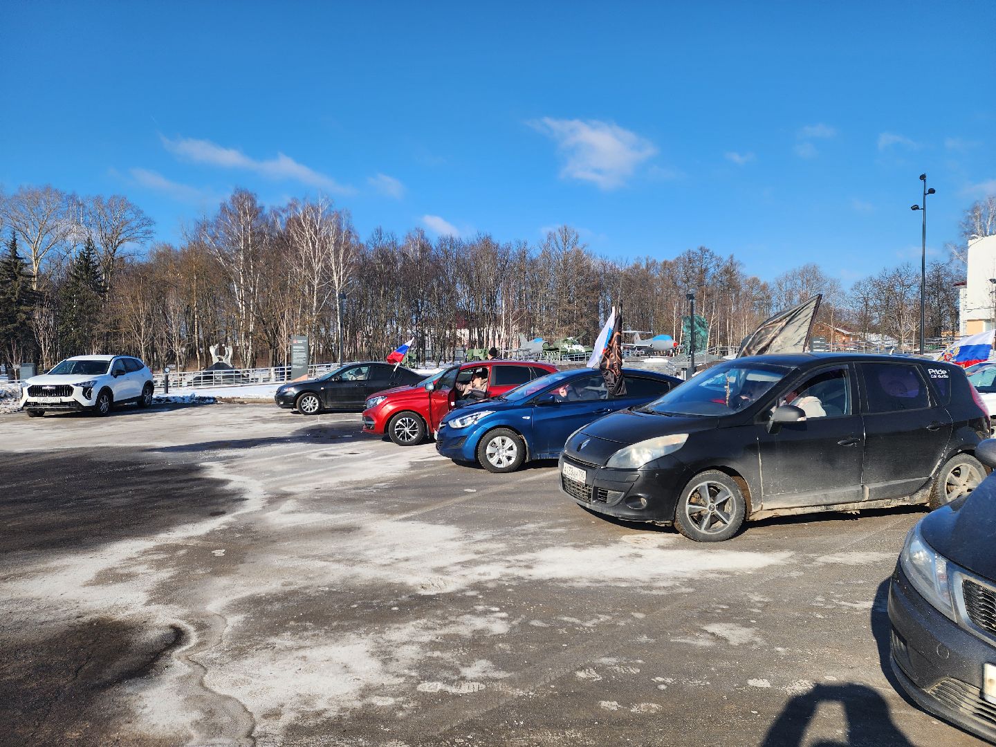 Зарайск, Луховицы, вертикалки, День защитника Отечества, Автопробег Луховицы-Зарайск,