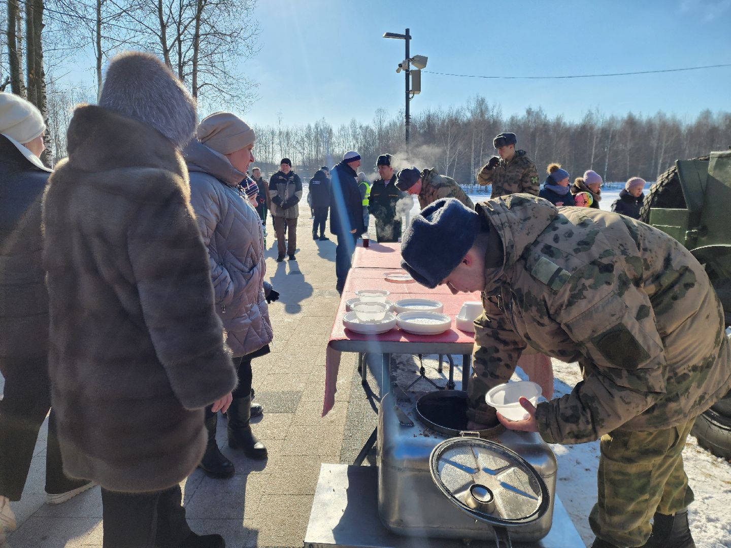 день защитника отечества, электросталь, полевая кухня, концерт, вертикалки,