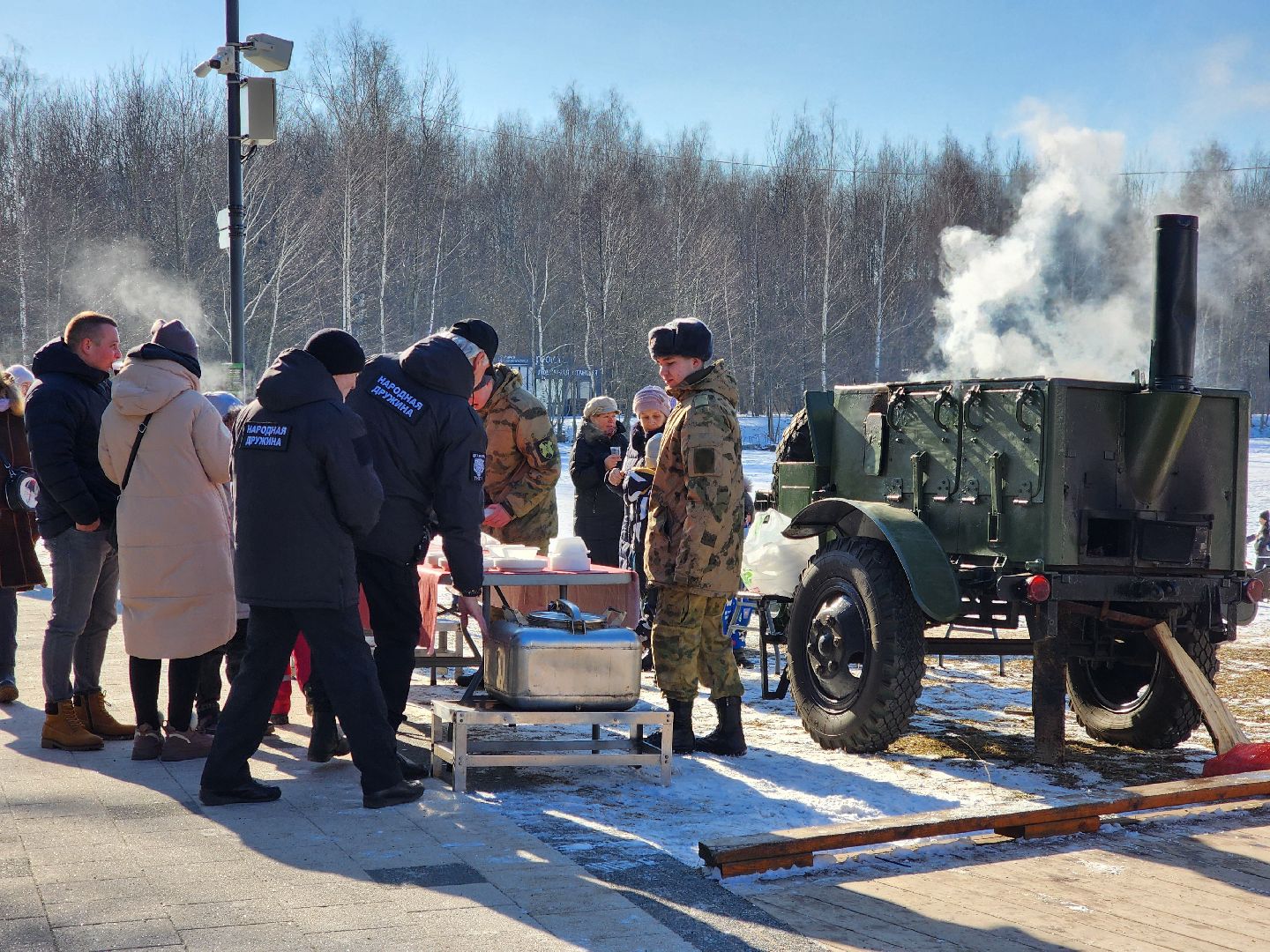 день защитника отечества, электросталь, полевая кухня, концерт, вертикалки,