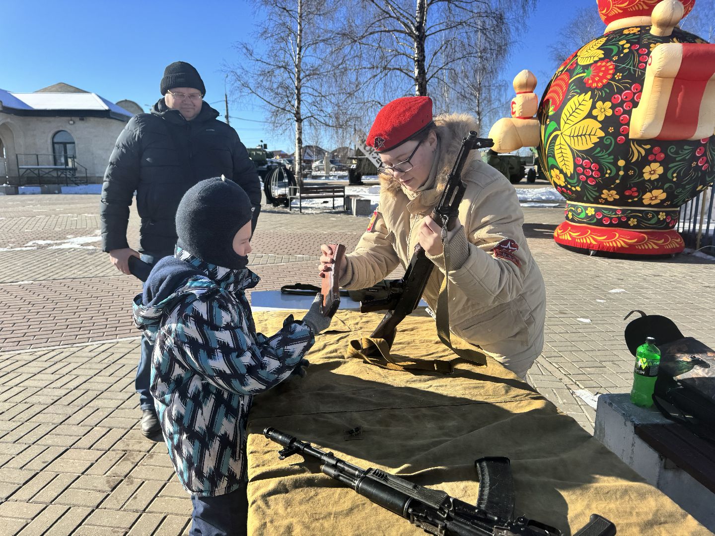 шаховская, мастер класс, мастер класс по сборке автомата, 23 февраля, день защитника отечества, вертикалка,
