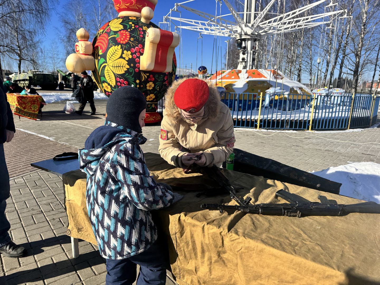 шаховская, мастер класс, мастер класс по сборке автомата, 23 февраля, день защитника отечества, вертикалка,