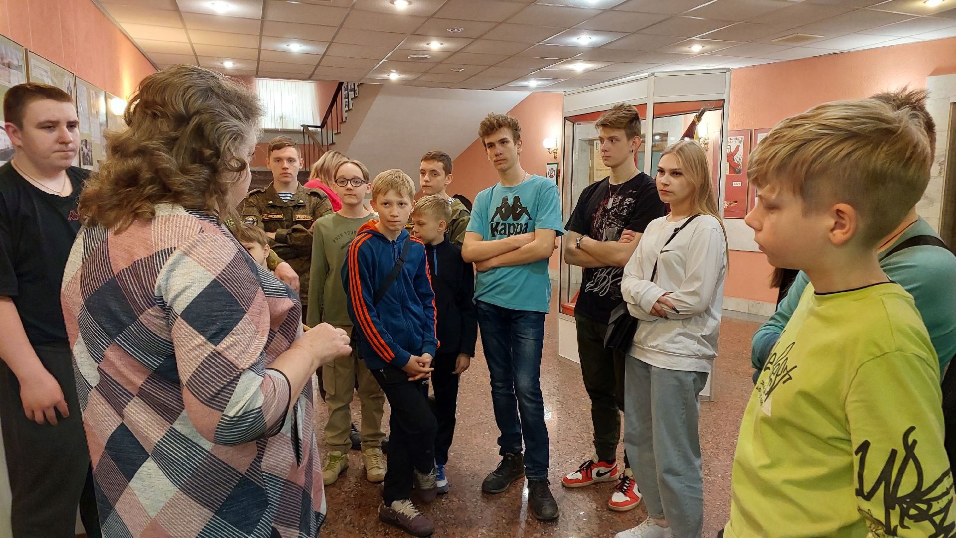 дети, школьники, экскурсия, пограничники, пограничный музей, серпухов,