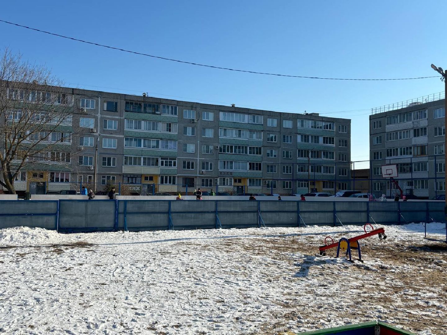 воскресенск, каток, зима,