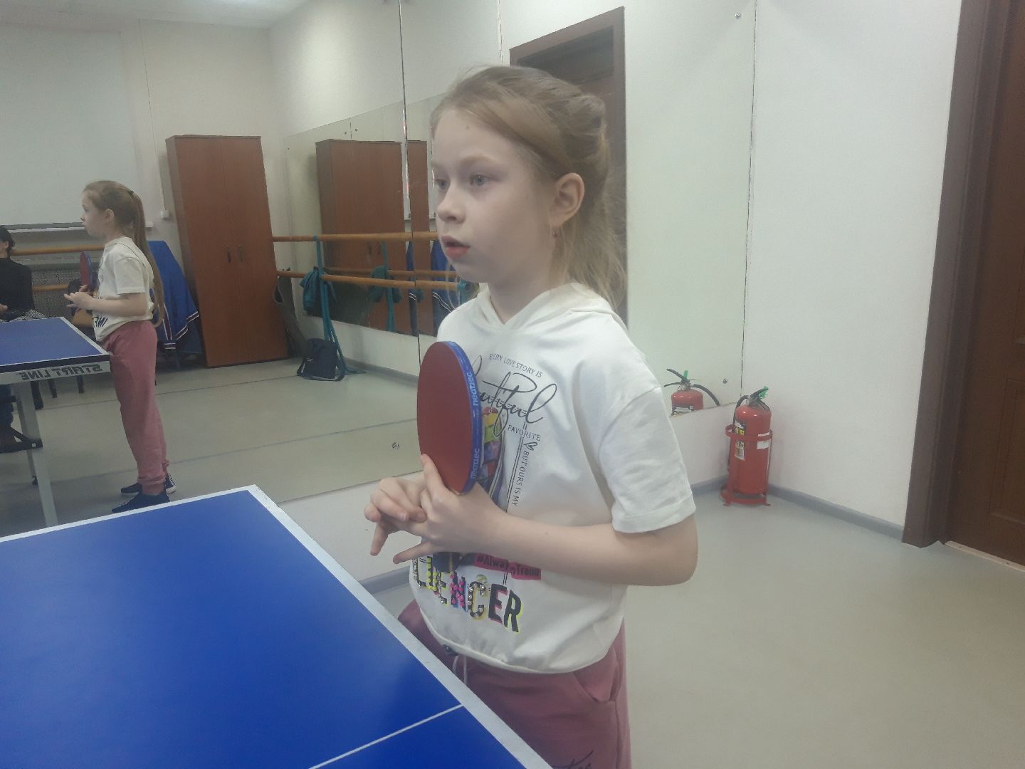 Дети, детский спорт, настольный теннис