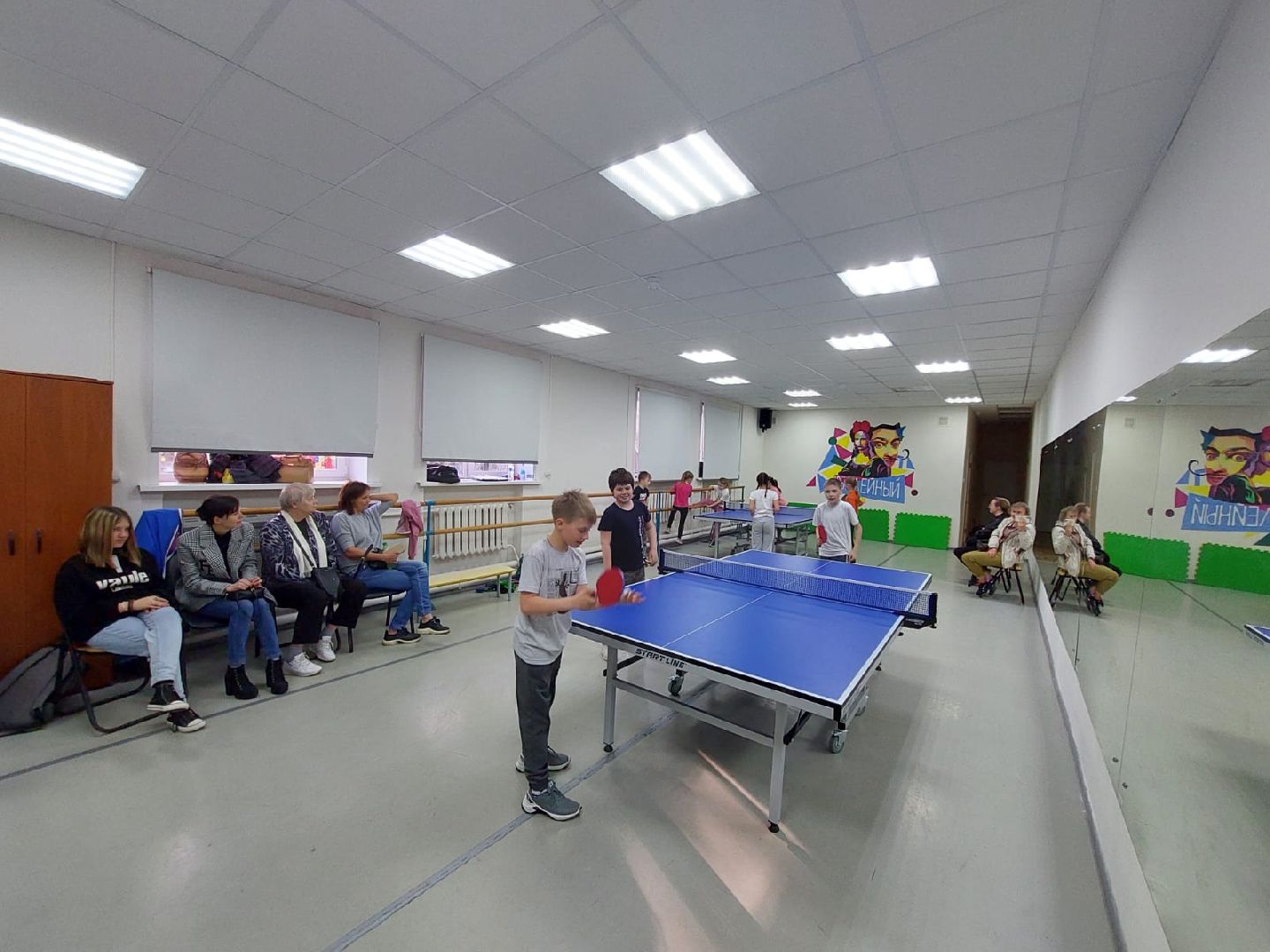 Дети, детский спорт, настольный теннис
