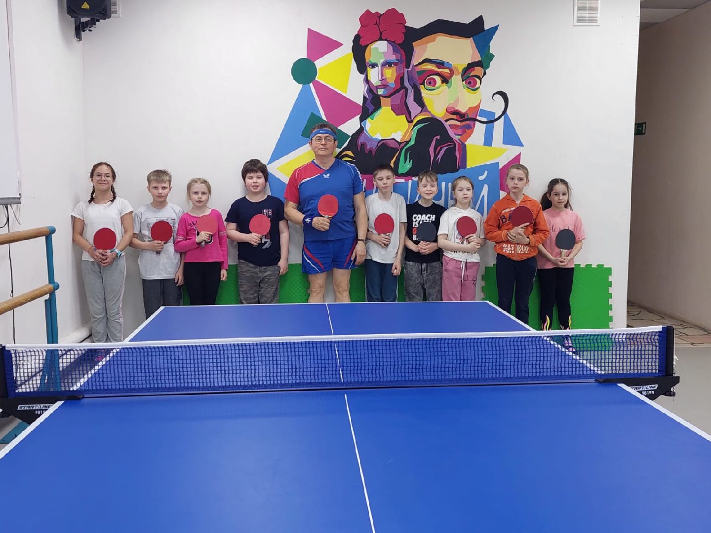 Дети, детский спорт, настольный теннис