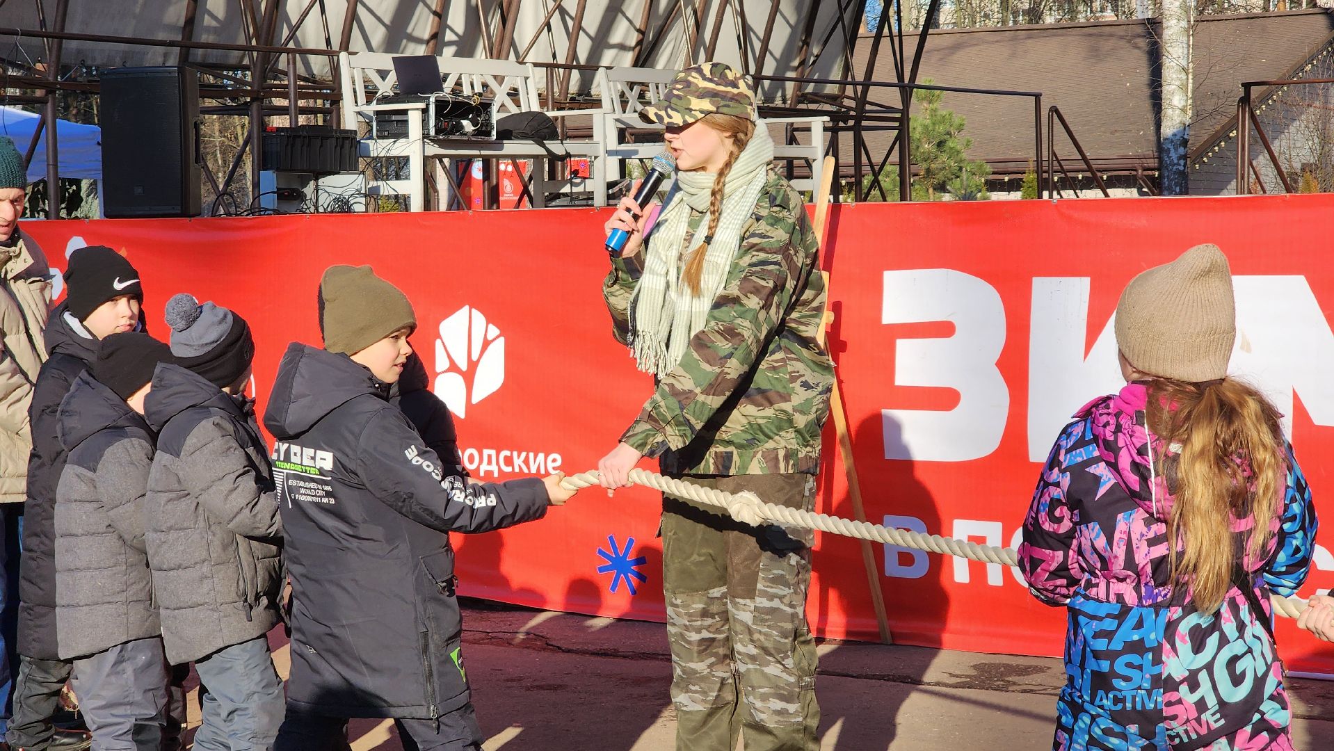 День защитника Отечества, 23 февраля, Центральный парк, Ногинск, Богородский городской округ, вертикалки,