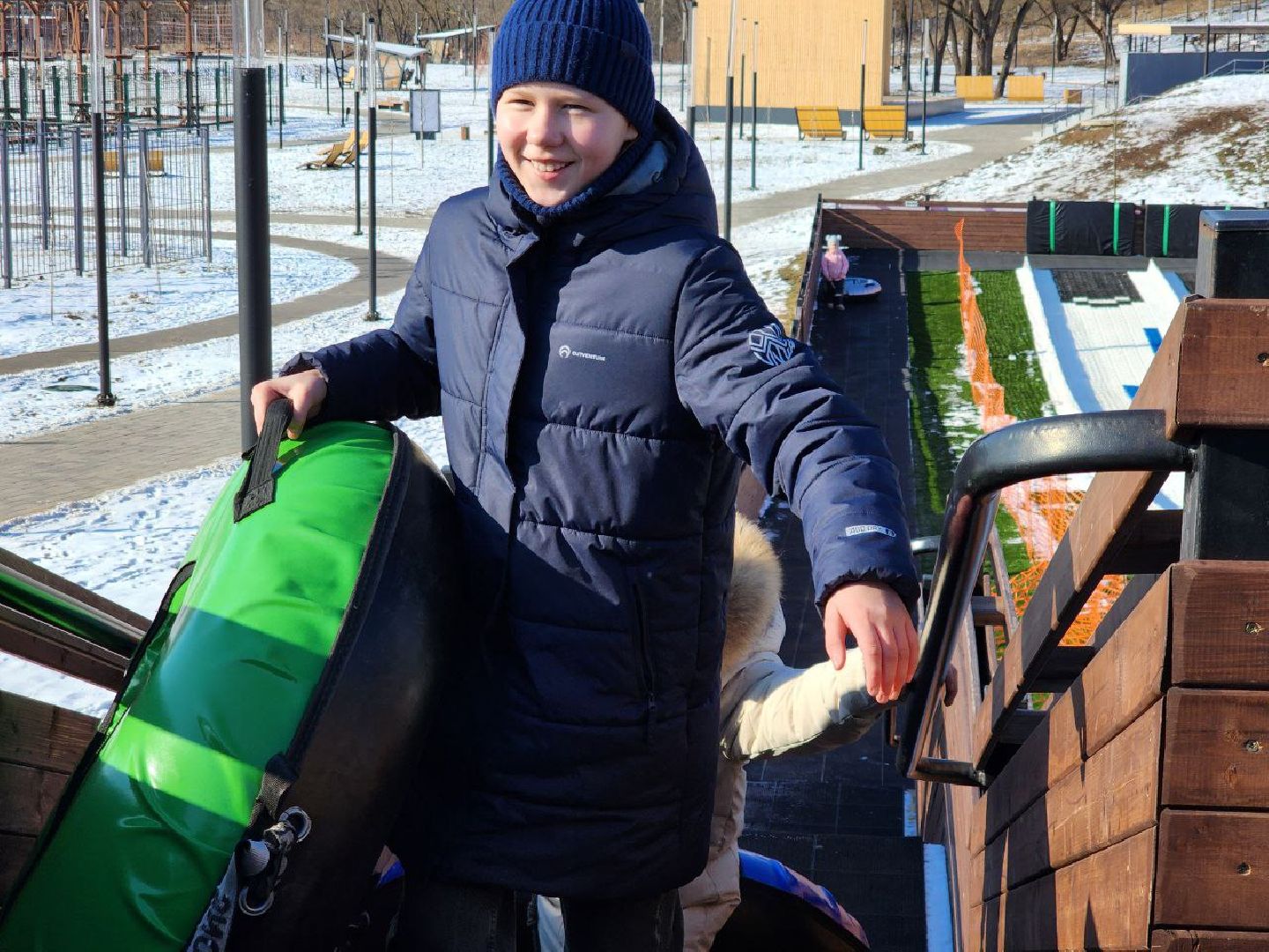 вертикалки, луховицы, 23 февраля, тюбинговая горка, Парк Воробьёва,