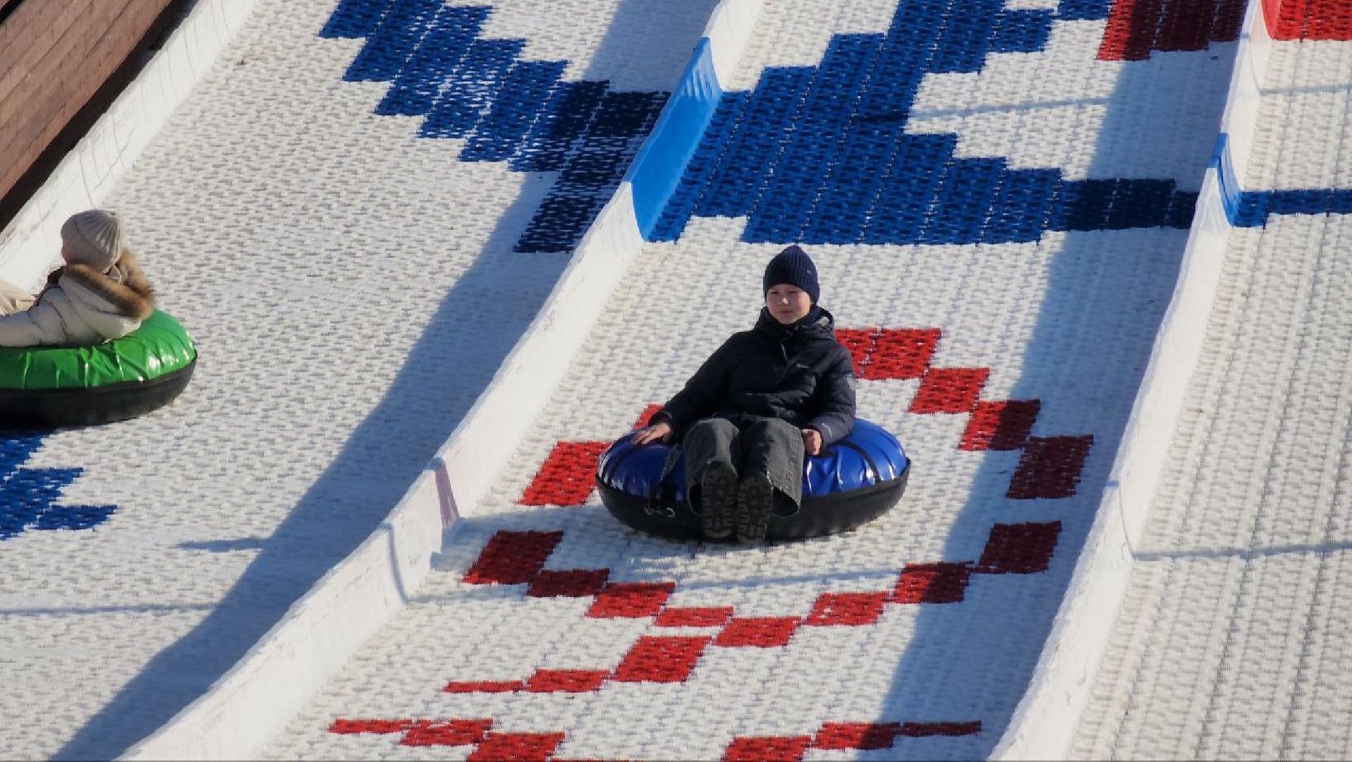вертикалки, луховицы, 23 февраля, тюбинговая горка, Парк Воробьёва,