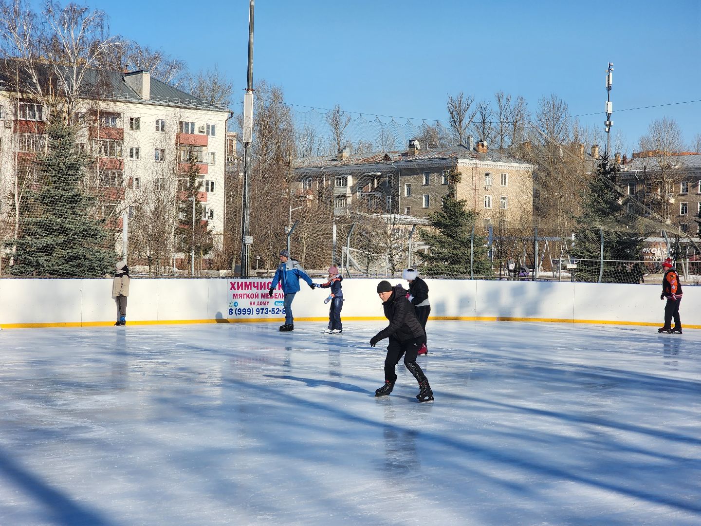 королёв, каток, день защитника отечества,
