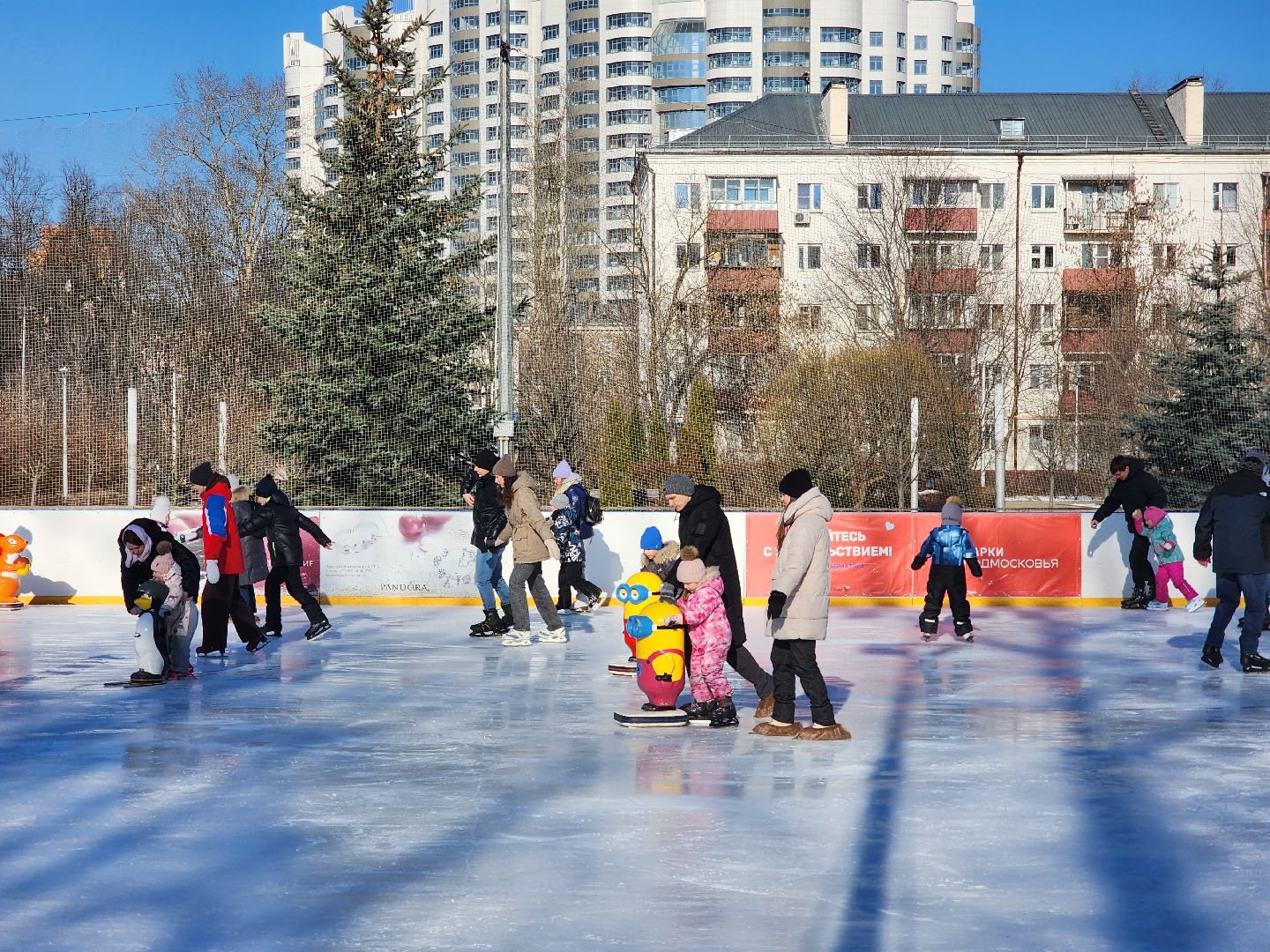 королёв, каток, день защитника отечества,