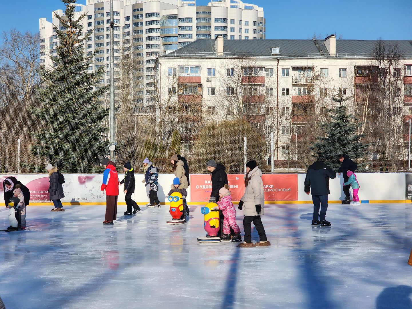 королёв, каток, день защитника отечества,