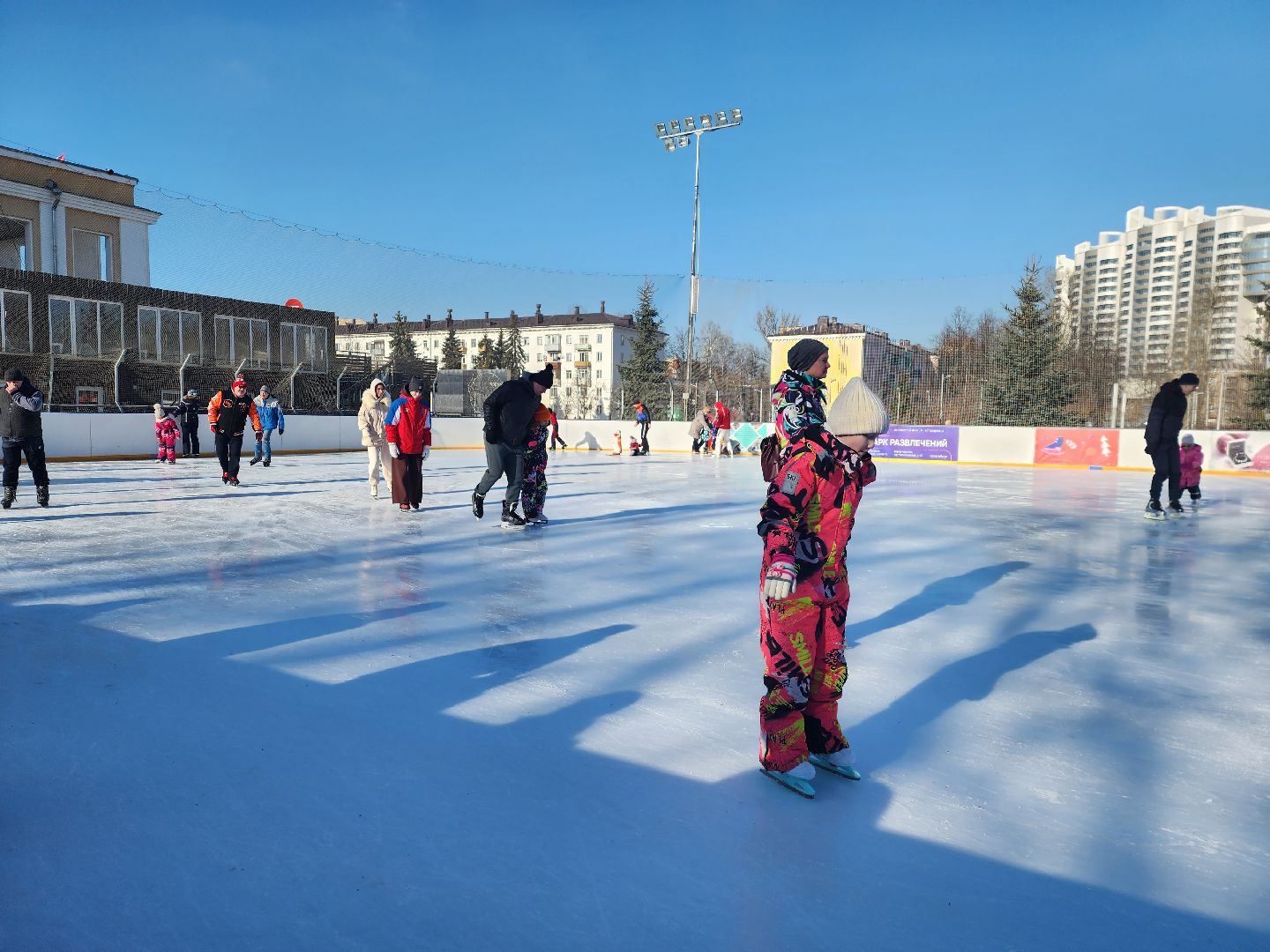 королёв, каток, день защитника отечества,