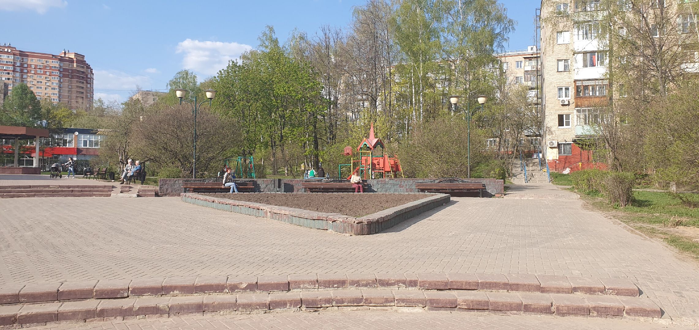 реконструкция, сквер, благоустройство, Дзержинский