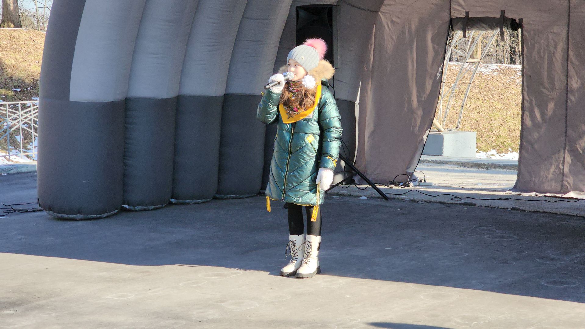 Руза, день защитника отечества, парк городок, военные песни, 23 февраля,