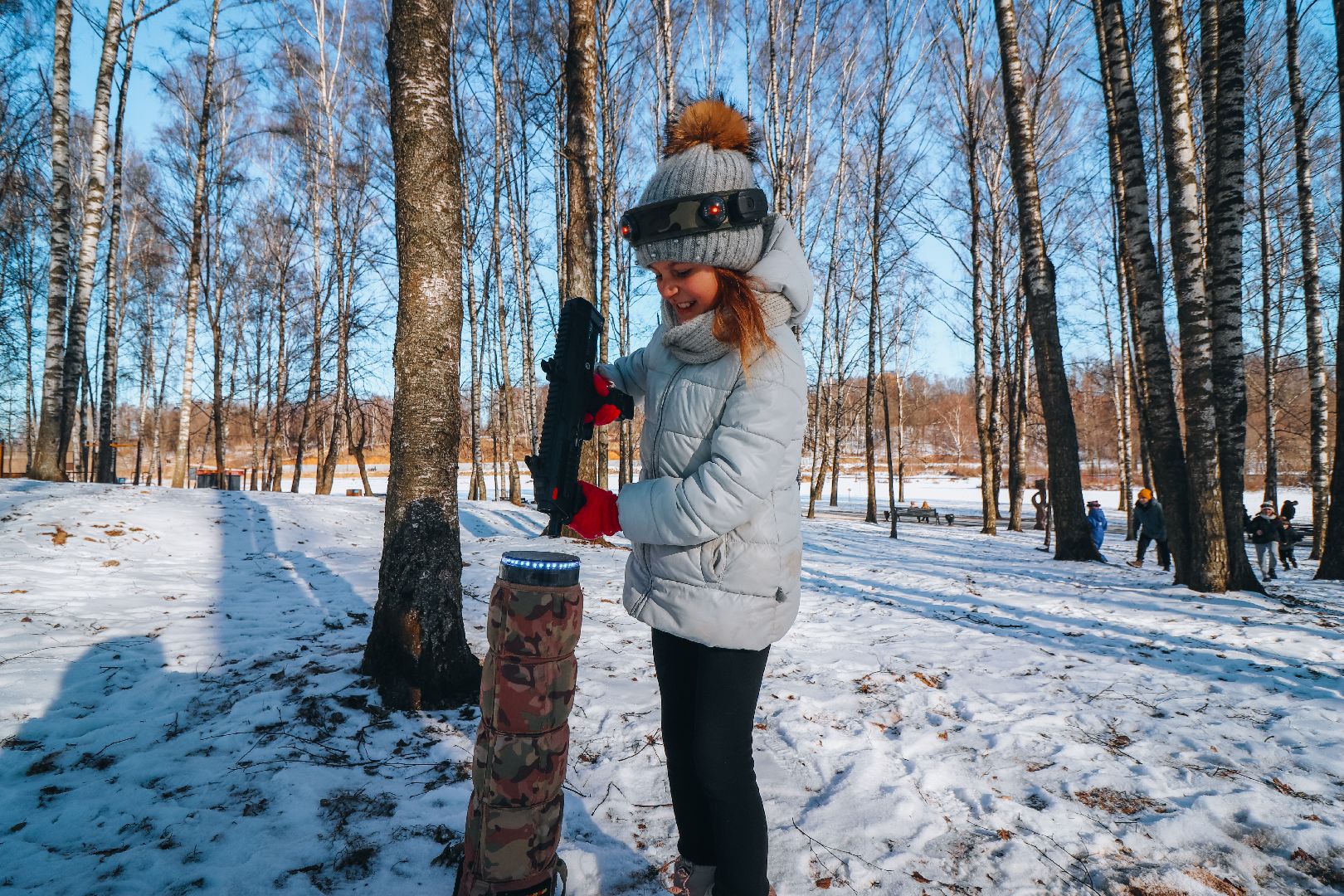 Клин, дети, день защитника отечества, лазертаг, игры в парке, вертикалки,