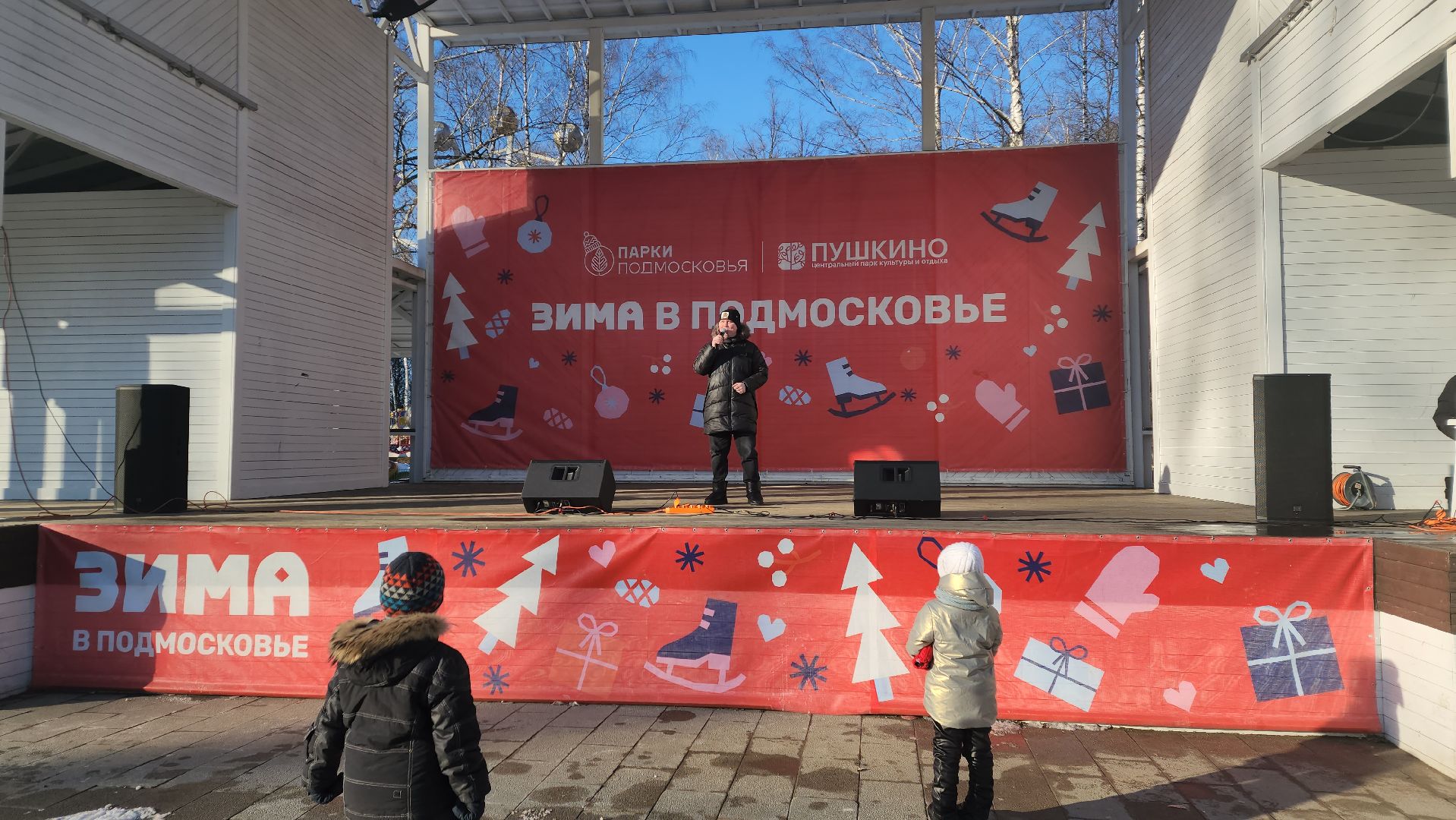 пушкино, концерт, день защитника отечества, центральный парк, лауреаты, артисты, патриотический концерт,