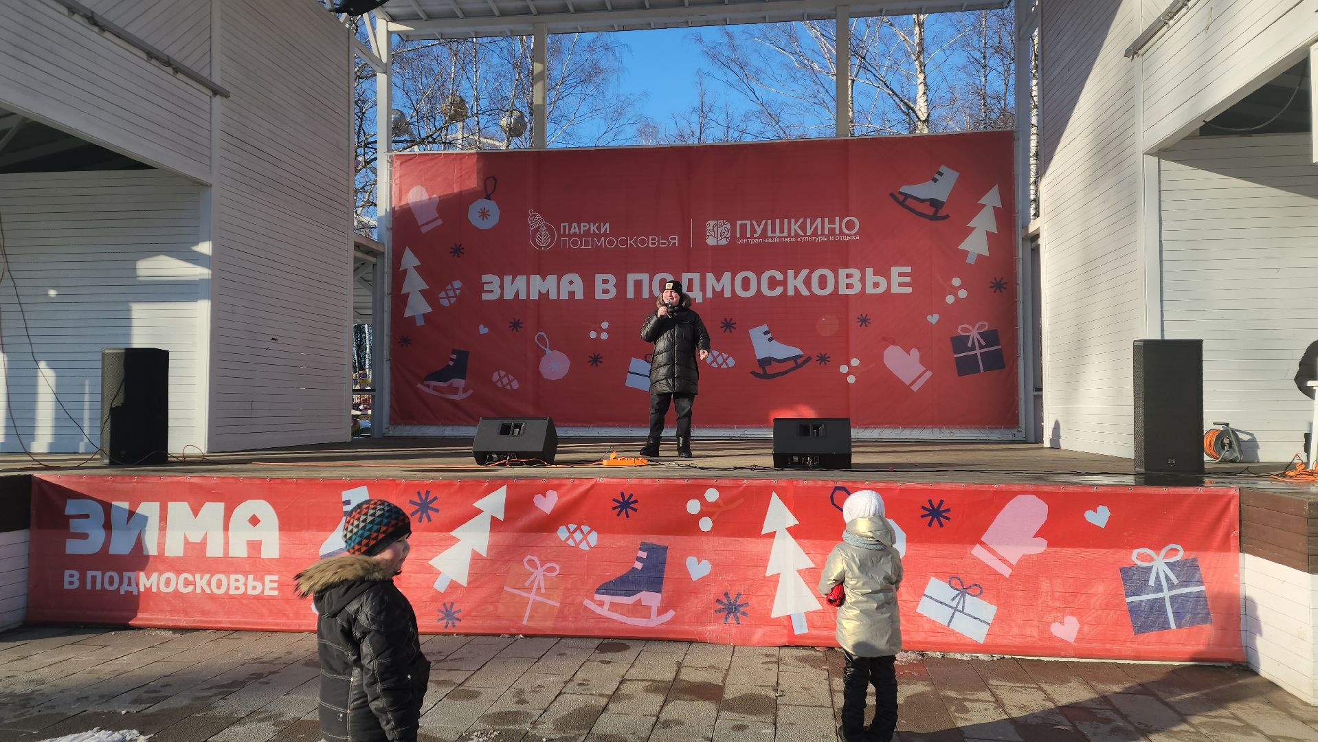 пушкино, концерт, день защитника отечества, центральный парк, лауреаты, артисты, патриотический концерт,