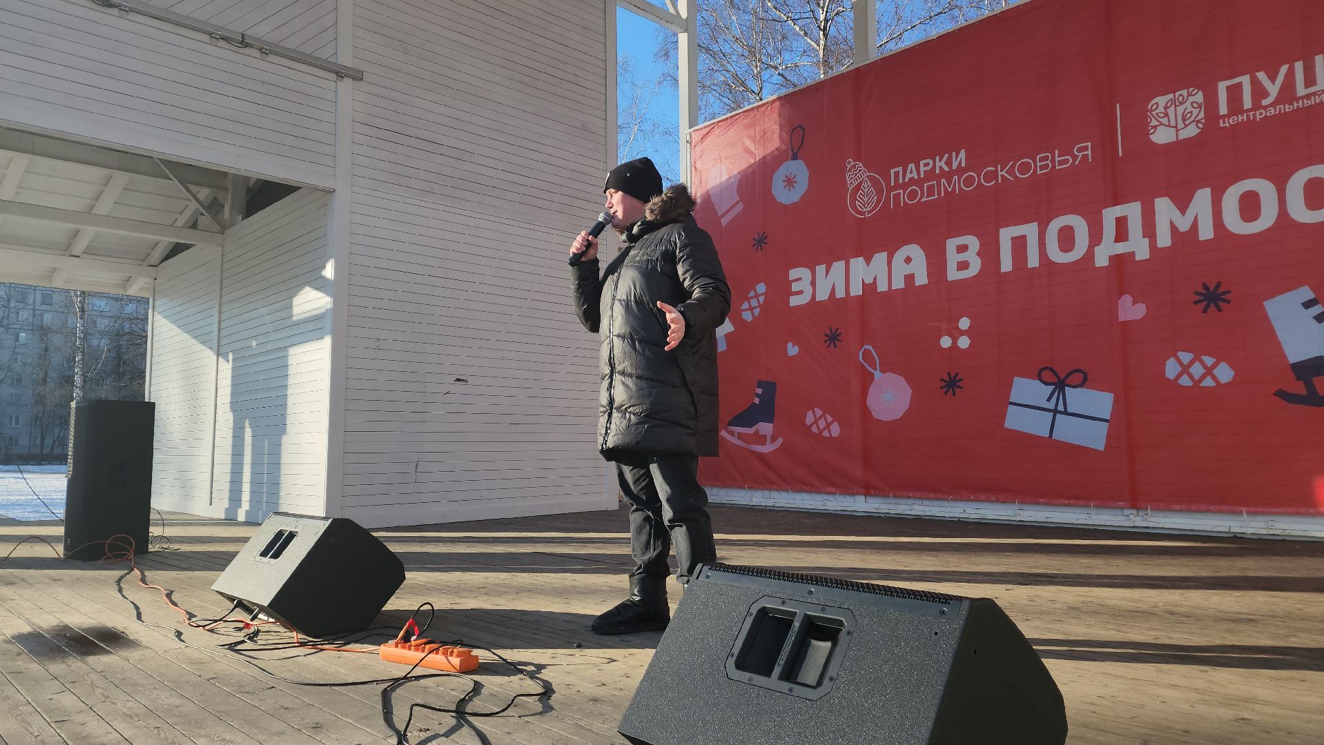 пушкино, концерт, день защитника отечества, центральный парк, лауреаты, артисты, патриотический концерт,