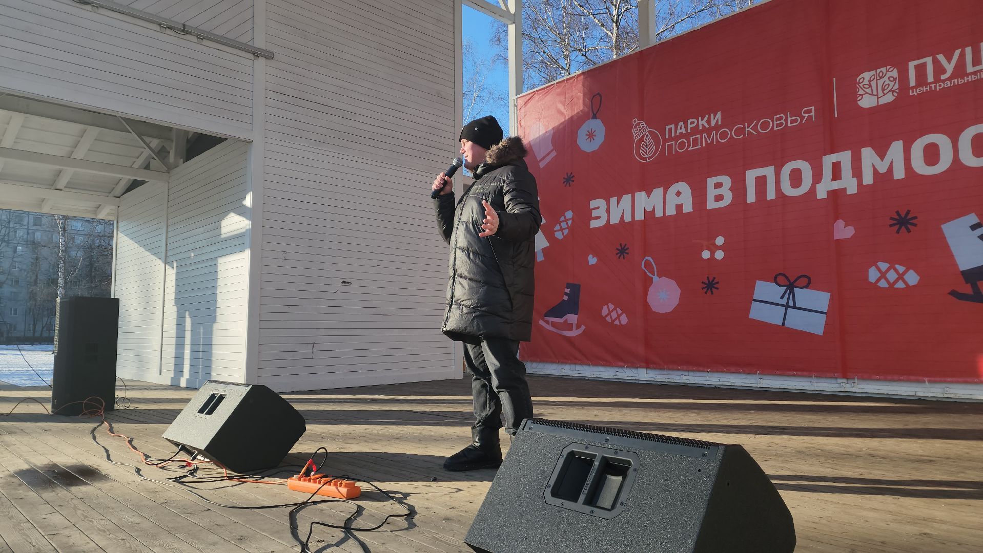 пушкино, концерт, день защитника отечества, центральный парк, лауреаты, артисты, патриотический концерт,