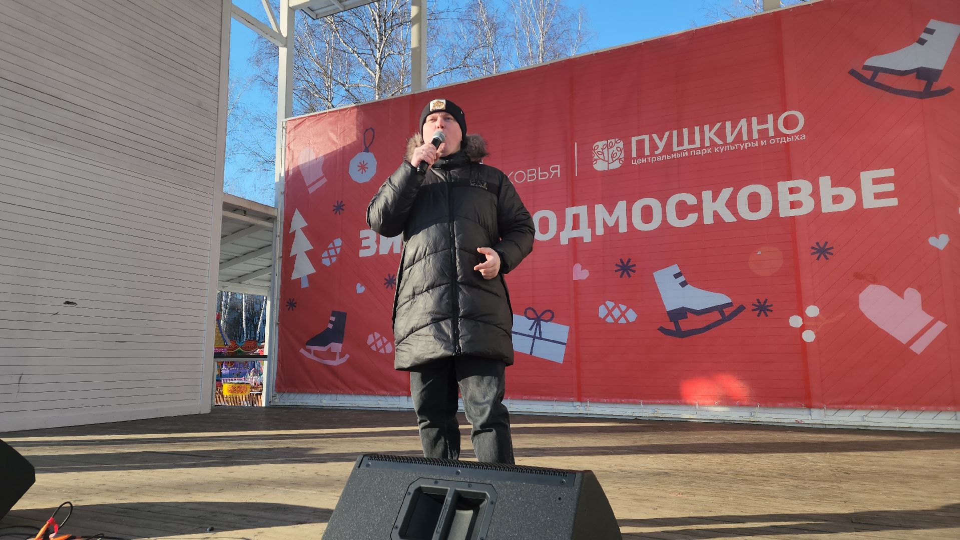 пушкино, концерт, день защитника отечества, центральный парк, лауреаты, артисты, патриотический концерт,