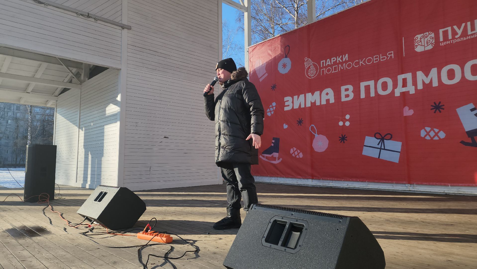 пушкино, концерт, день защитника отечества, центральный парк, лауреаты, артисты, патриотический концерт,