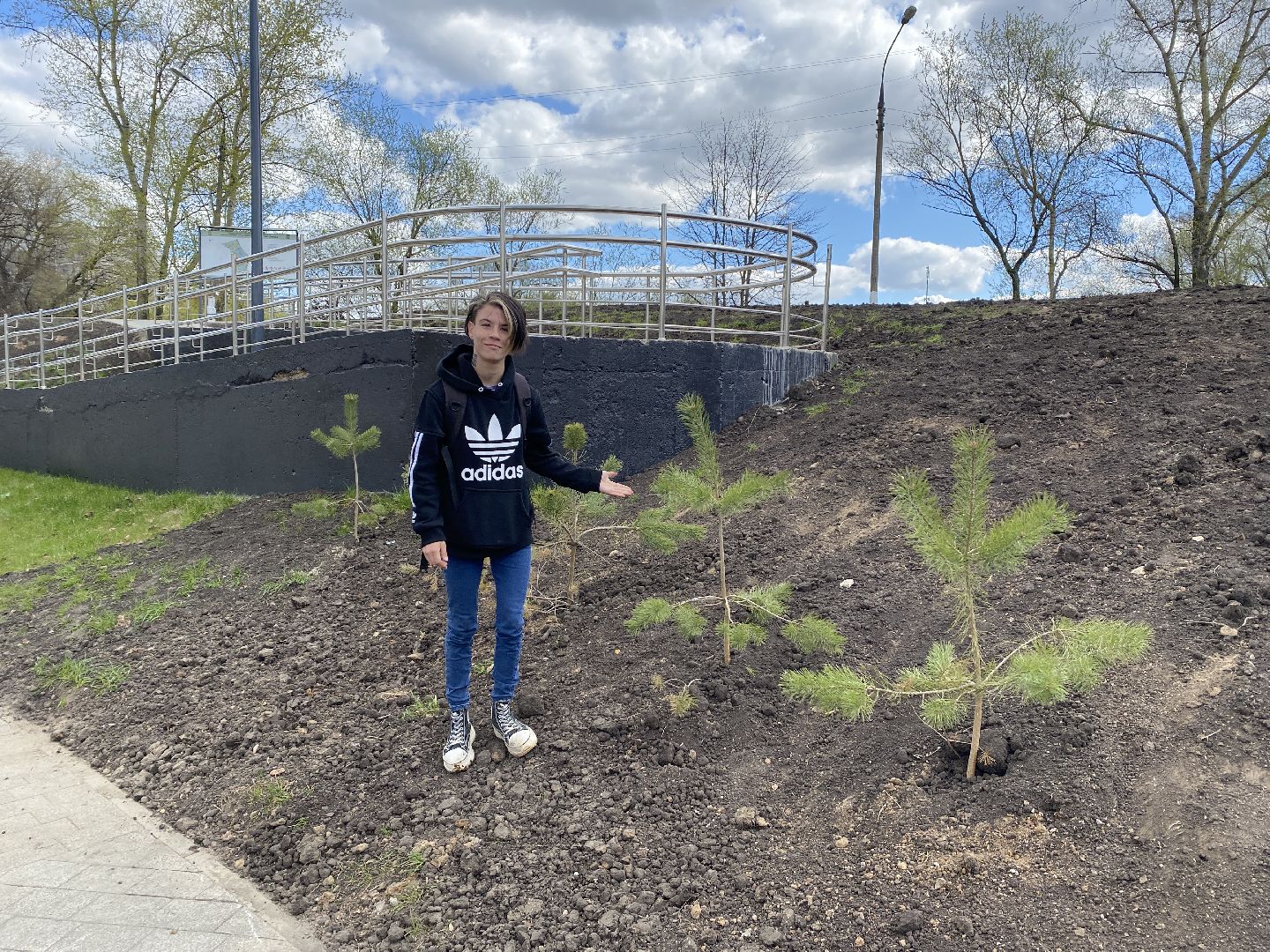 Чехов, благоустройство, чемпионка, дерево, пауэрлифтинг