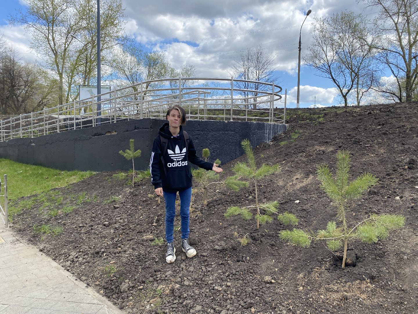 Чехов, благоустройство, чемпионка, дерево, пауэрлифтинг