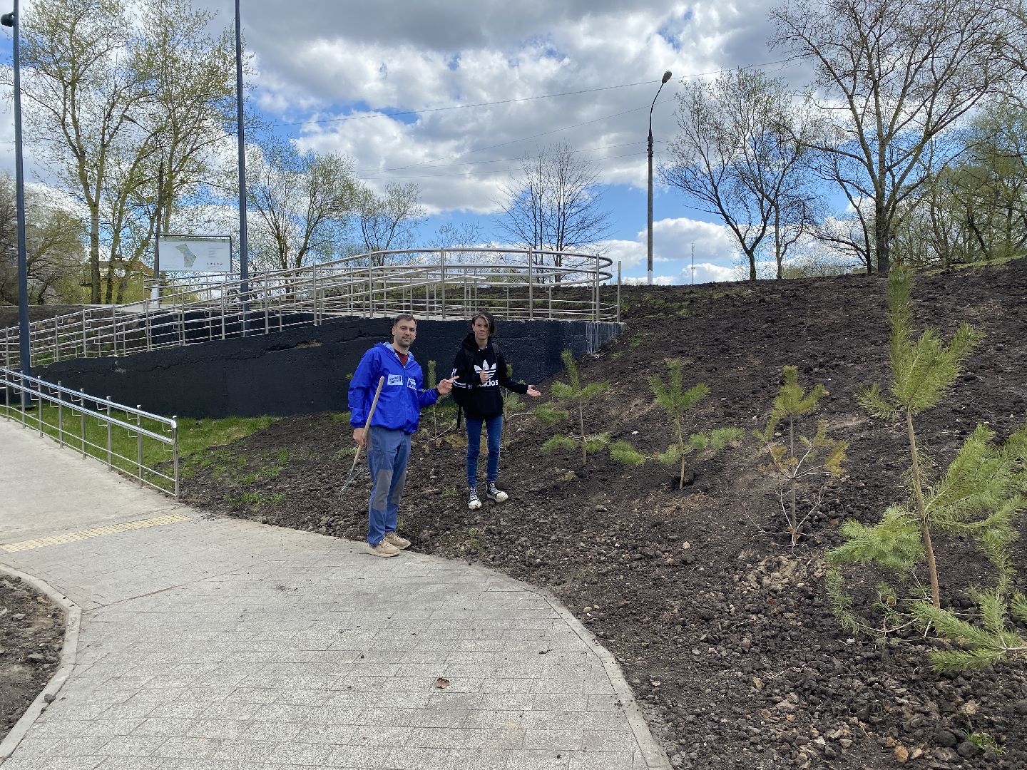 Чехов, благоустройство, чемпионка, дерево, пауэрлифтинг