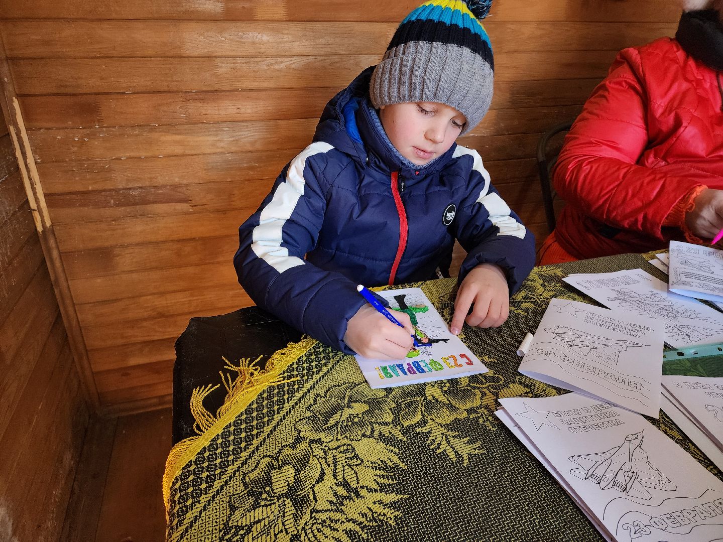 день защитника отечества, шатурский парк, открытка солдату, дети, шатура,
