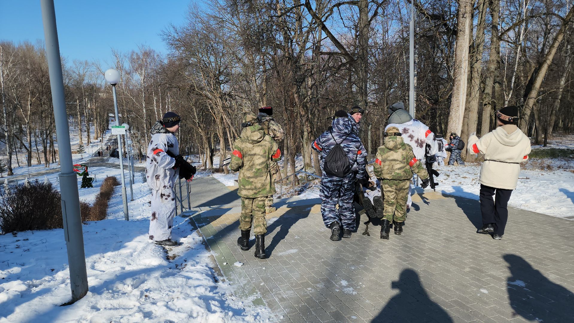 кашира, парк, военно-спортивная игра, день защитника отечества, каширский рубеж, лазертаг, вертикалки,