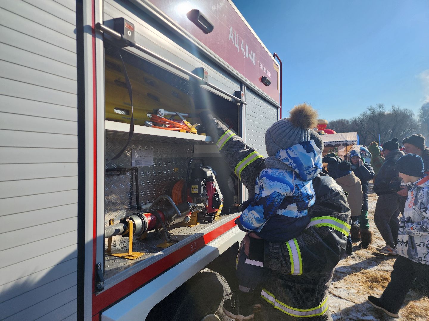 Коломна, 23 февраля, день защитника отечества, пожарные,