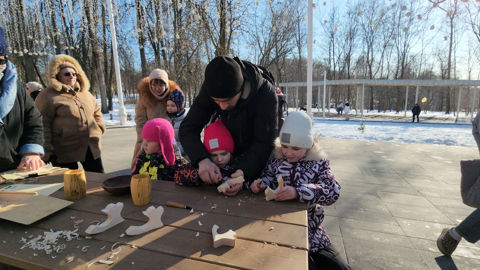 резьба по дереву, Истра, Мастер-класс, Парк,