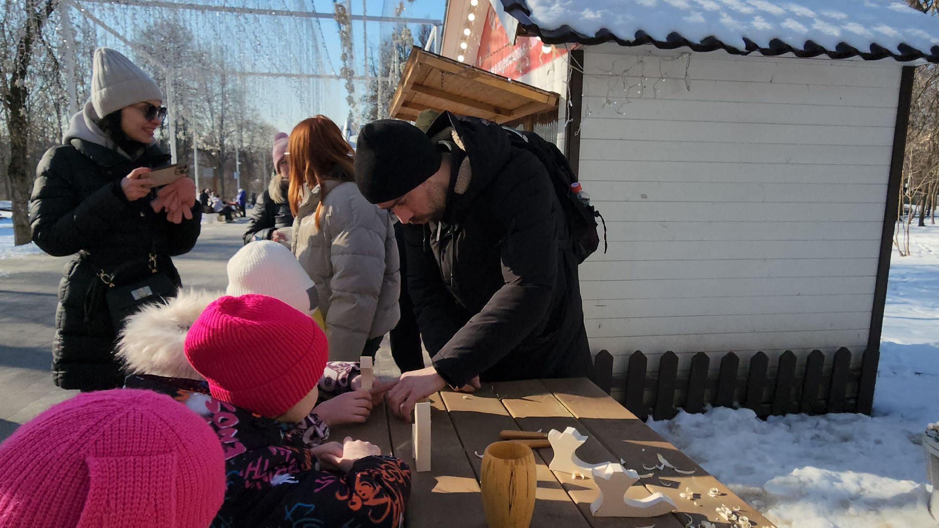резьба по дереву, Истра, Мастер-класс, Парк,