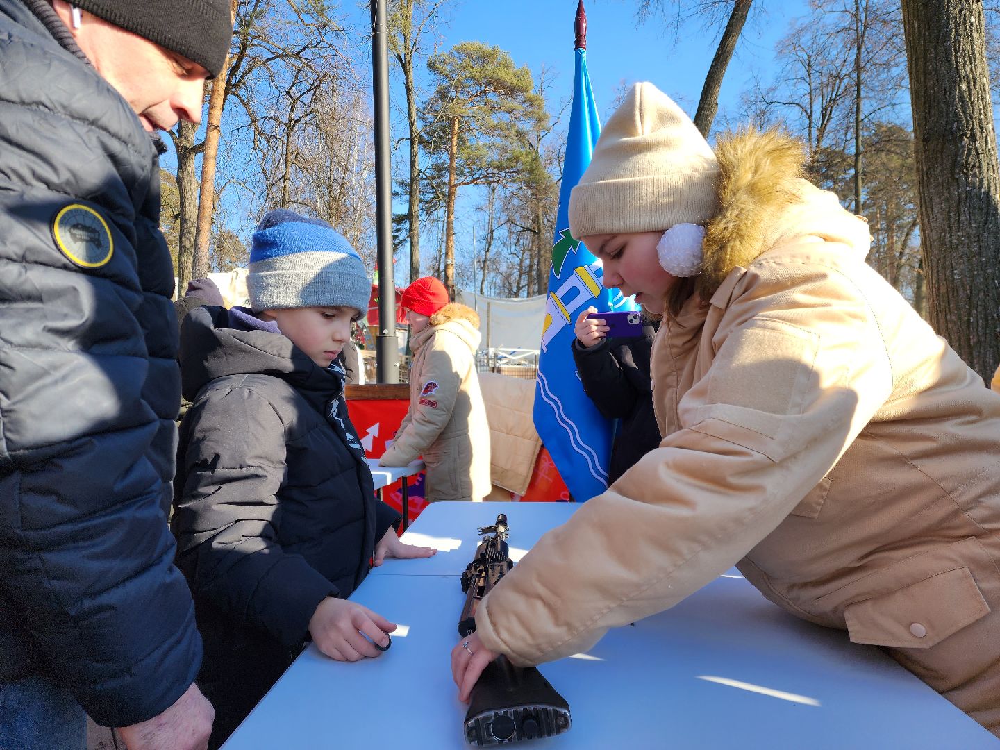 раменское, общество, день защитника отечества, мастер-класс от юнармейцев,
