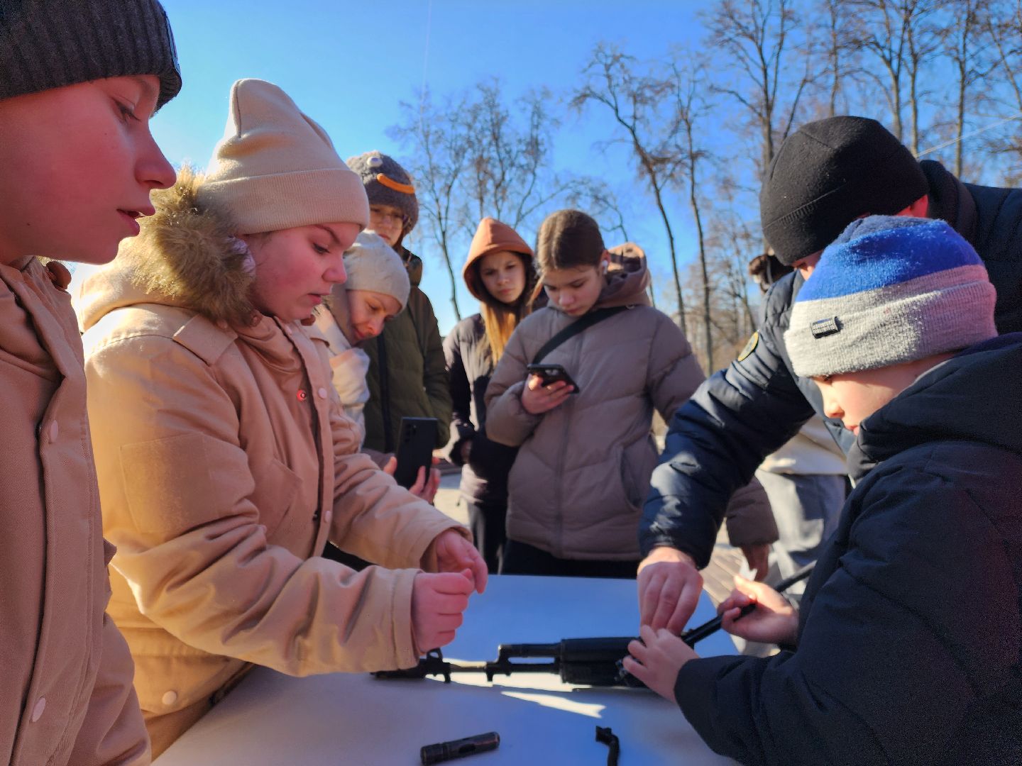 раменское, общество, день защитника отечества, мастер-класс от юнармейцев,