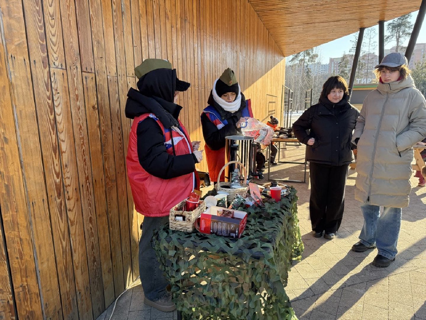 волонтеры, пестовский парк, 23 февраля,