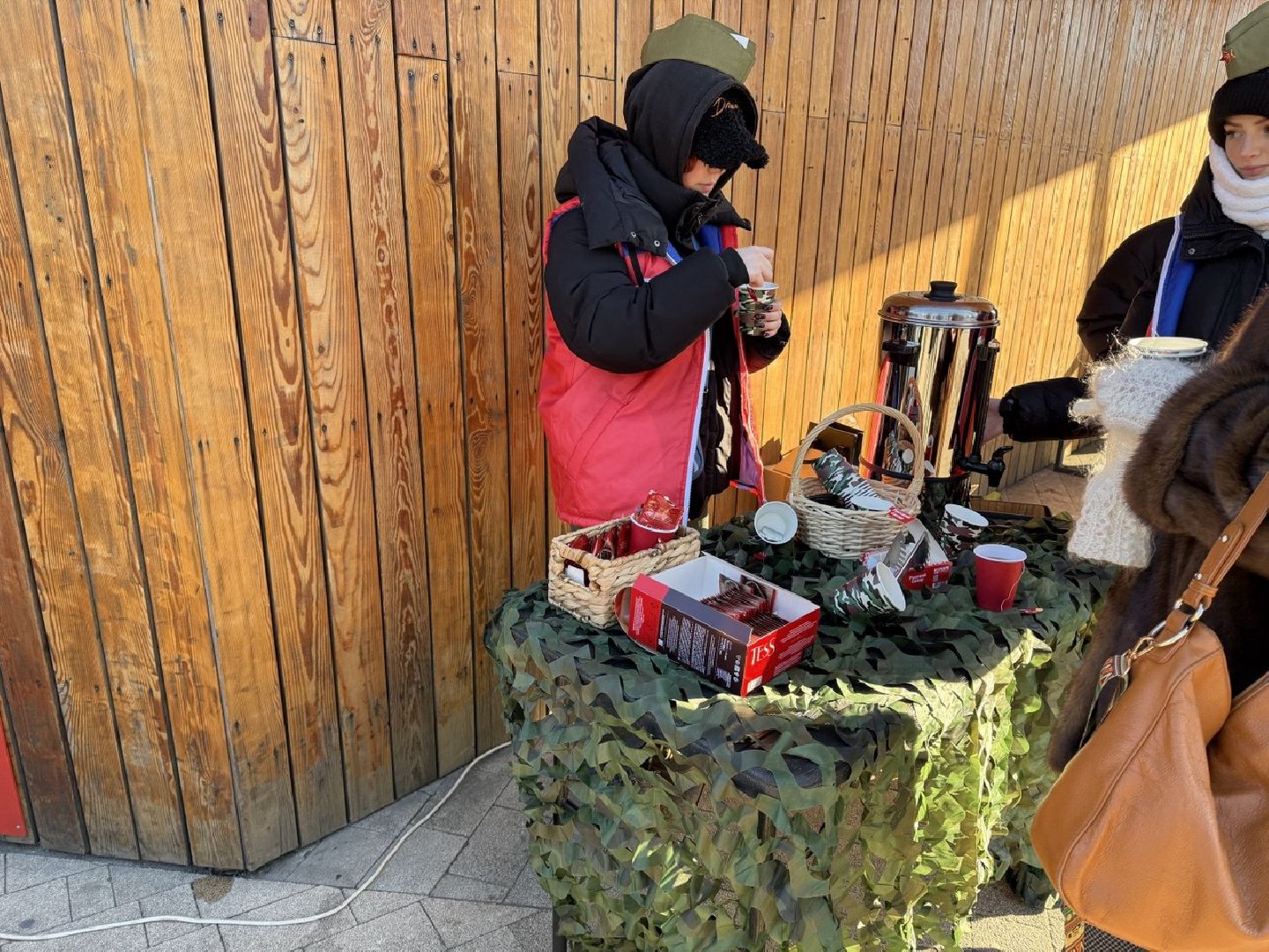 волонтеры, пестовский парк, 23 февраля,