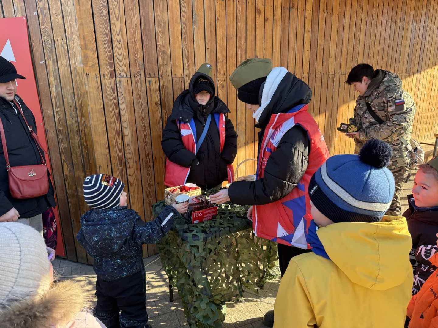 волонтеры, пестовский парк, 23 февраля,