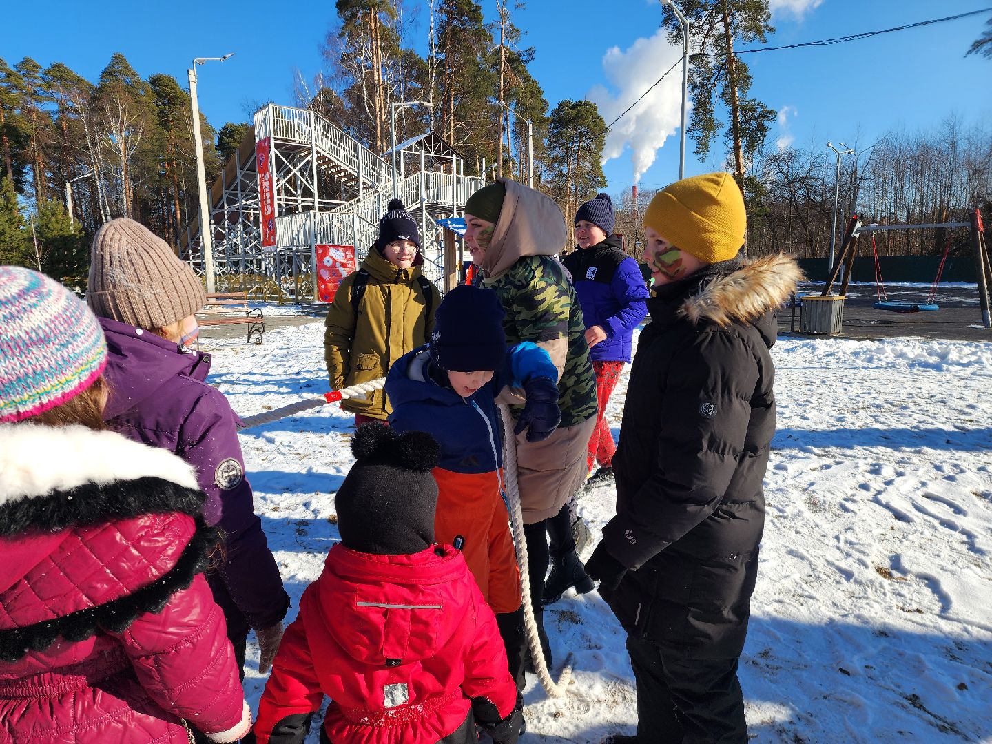 23 февраля, день защитника отечества, шатура, шатурский парк, дети,