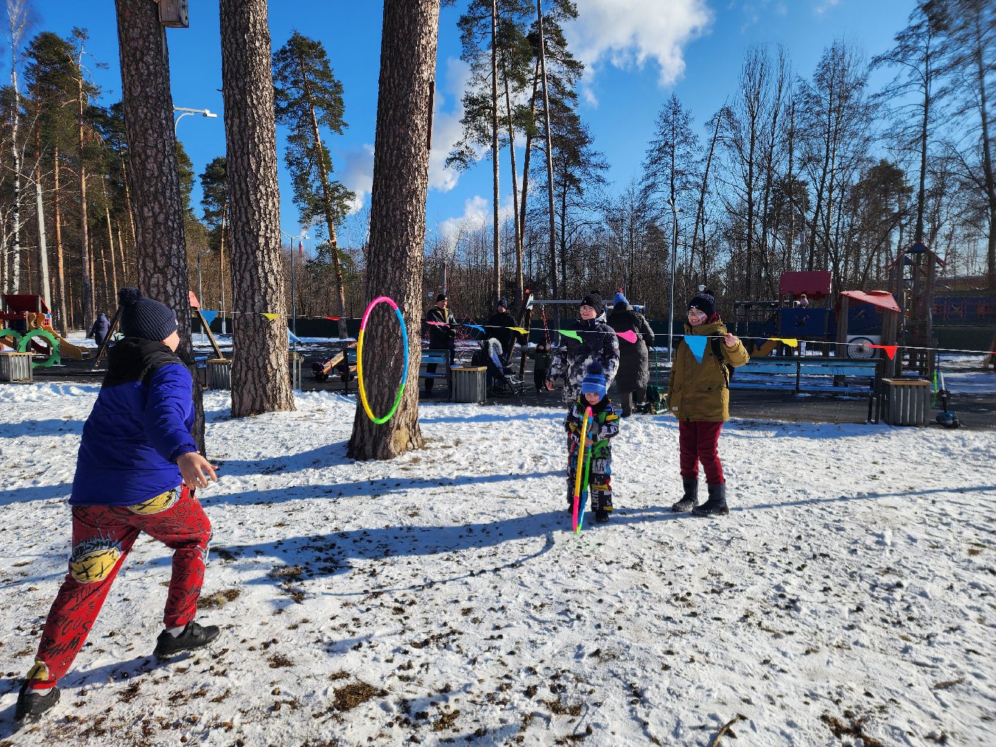 23 февраля, день защитника отечества, шатура, шатурский парк, дети,