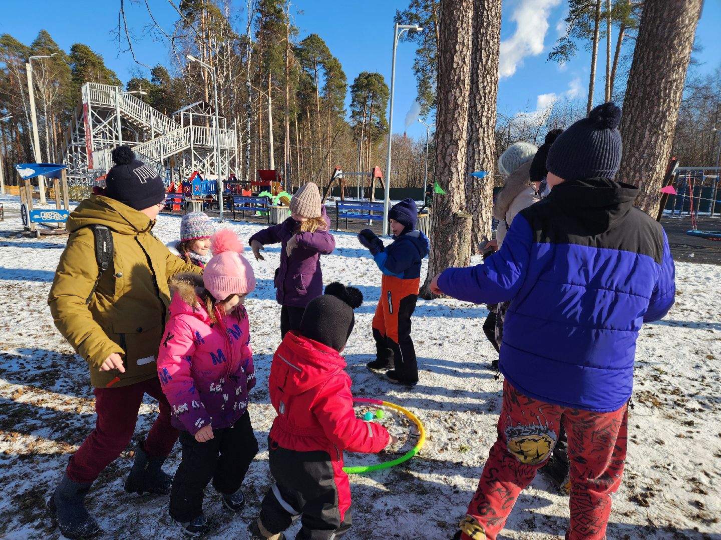 23 февраля, день защитника отечества, шатура, шатурский парк, дети,