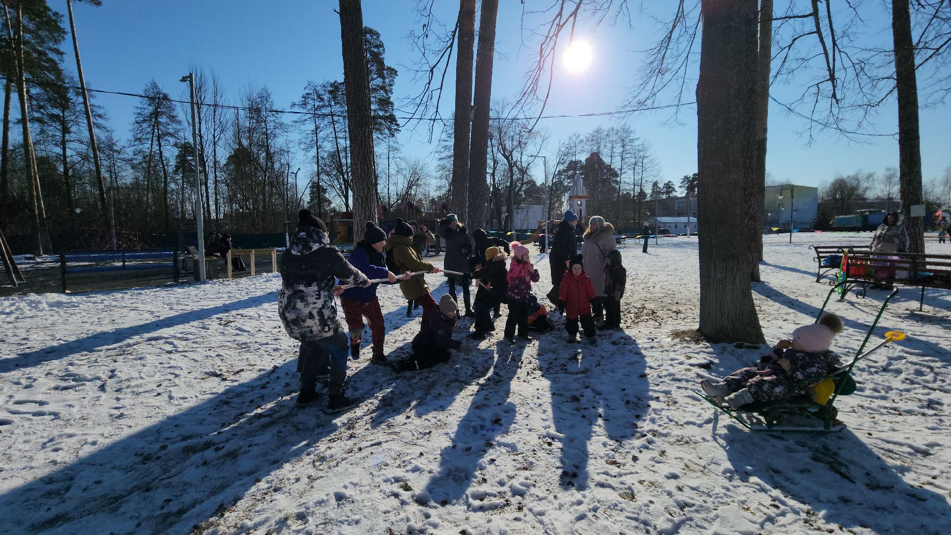 23 февраля, день защитника отечества, шатура, шатурский парк, дети,